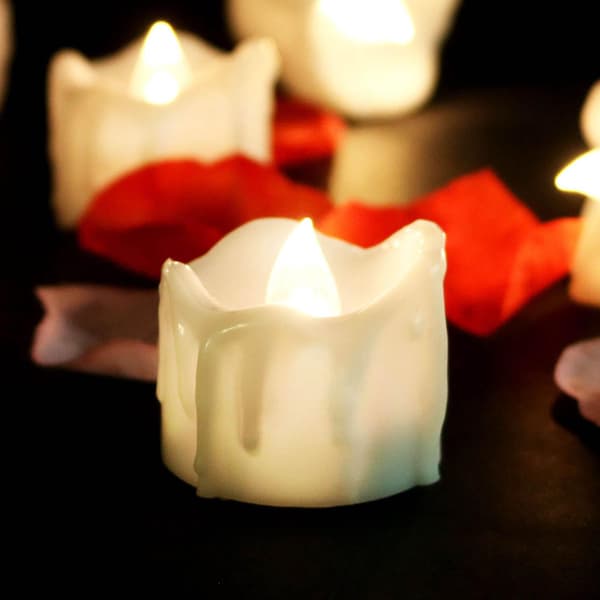 12-pack installerade miniljus för heminredning, LED-ljus, semesterljus