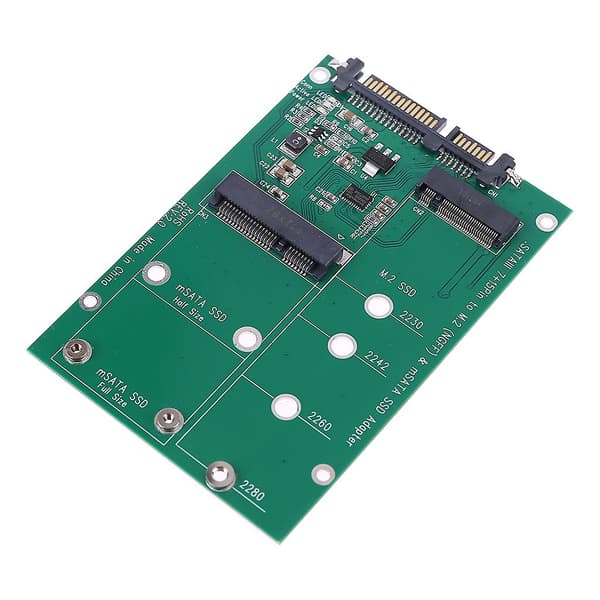 6gps Til M.2 Ngff Msata Ssd Til Sata 3.0 2.5\" Adapter Til Pc Bærbar Tilføj Kort