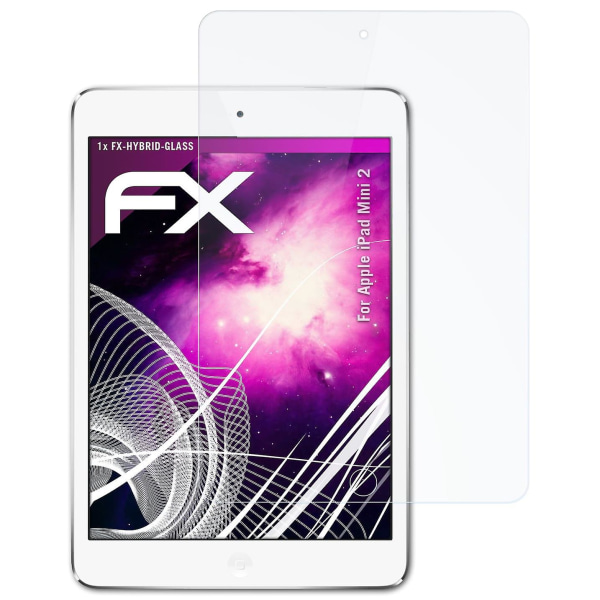 atFoliX Panzerfolie-kompatibel med Apple iPad Mini 2 Glassfolie 9H Schutzpanzer
