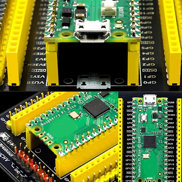 Gpio-ekspander til Raspberry Pi Pico-kort, indbyggede han- og hun-stikhoveder