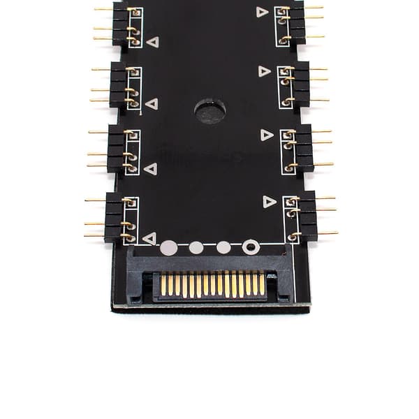 12-vejs synkroniseret RGB-belysning PCB-splitter til udvidet 5v 3pin ARGB-bundkort