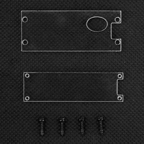 Transparent akrylbeskytter for Raspberry Pi Pico-kort