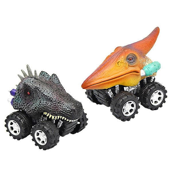 Dinosaurus Vetoautot Nopeasti Kiihtyvät, Iskun Kestävät, 6 Kpl Autoleluja Lahjaksi Lapsille