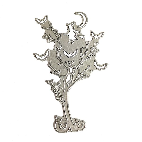 Halloween Metal Skæredør Stencil Diy Scrapbooking Album Papirkort Skabelon Form Embossing Dekoration