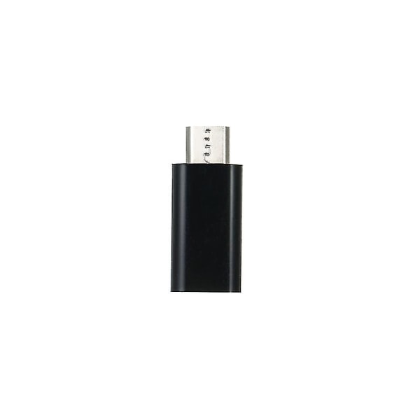 Typ-c Till Micro USB Convert Connector Laddningsdatasynk Hona Till Hane Adapter Svart