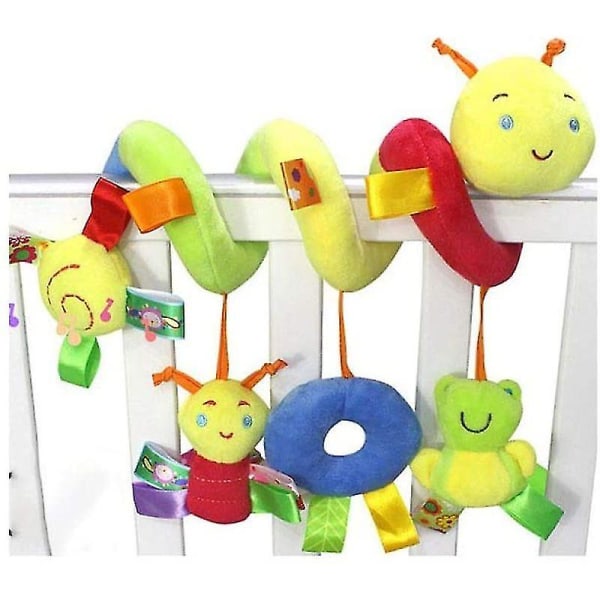 Bicbll Baby Wiege Glocke Krippe Sarjakuva Insekt Kinderwagen Hngen Plschtier Tasche Tasche Spirale Sicherheitsspielzeug