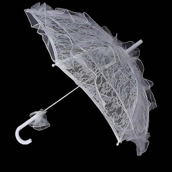 Elegantti Pitsivarjo Marie Fleur -pitsillä Häävarjo Naisille