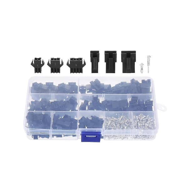 480 stk. Sm2.54mm ledningsterminal-stik 2p 3p 4p han-header-stikadapter