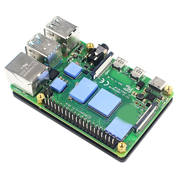 Nyttig kobber passiv kjøleribbe kjølersett for Raspberry Pi 4b-modul