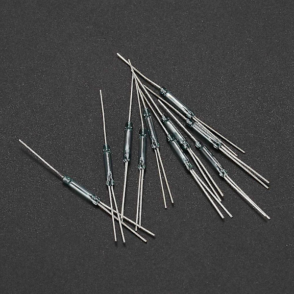 10 st Spdt Reed Magnetbrytare Ersättning 2.5x14mm Ri-90