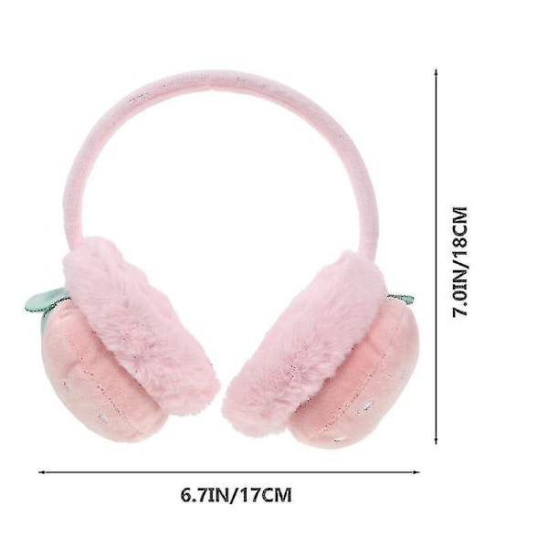 1 st Earmuffs Plysch Varm Öronmuffar Plysch Öronlapp Barn Vinter Öronmuff