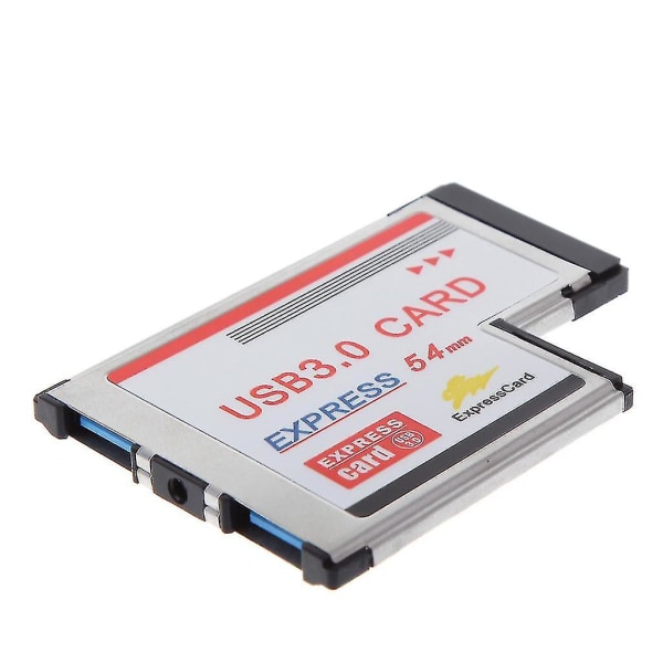 2 Dual Port Usb 3.0 Hub Express Card Expresscard Skjult 54mm Adapter For Laptop