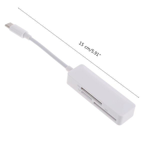Usb C-minneskortsläsare med hög hastighet för mobiltelefoner och bärbara datorer