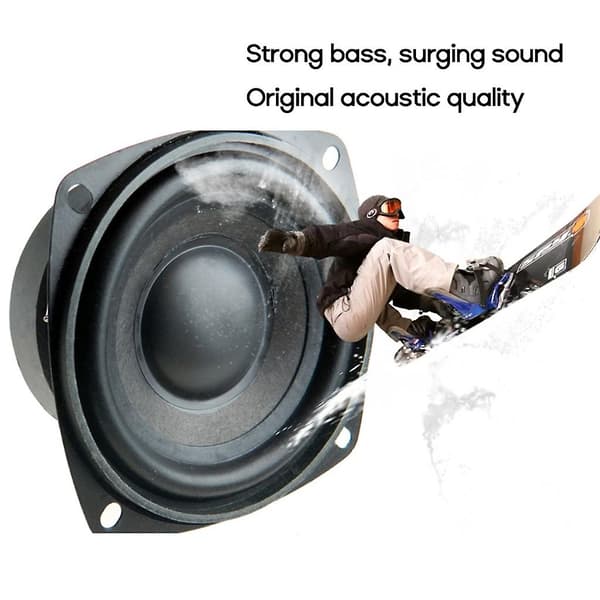 2,5-tums 10 W bashögtalare 4 ohm subwooferhögtalare musikbas