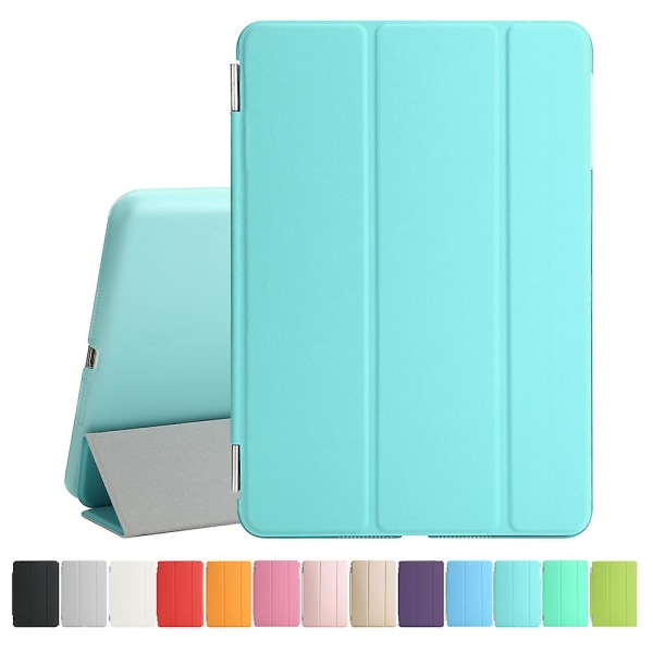 Smart Cover Case Pu Magnetic Ultra Thin Protector For Ipad Mini 1 2 3 Aquamarine