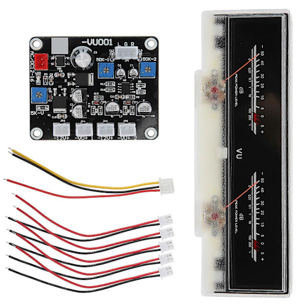 VU-mätare DB-nivåmätare Förförstärkare Förstärkare med bakgrundsbelysningsdrivrutskort för TS-DB78-W