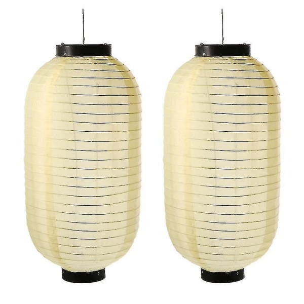 Dekorativa lampor japansk stil ljuskrona dekoration vattentät lykta dekoration -2pack