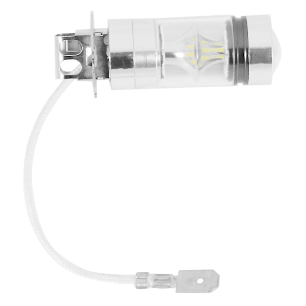 2 kpl 6000k valkoinen LED H3 100w 2323 auton sumuvalopolttimo Drl