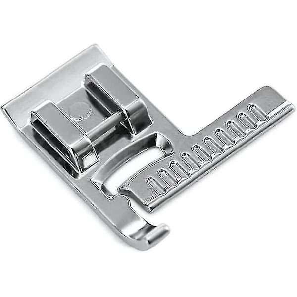 Snap-on symaskine lige sting guide trykfod (sølv) (1stk)