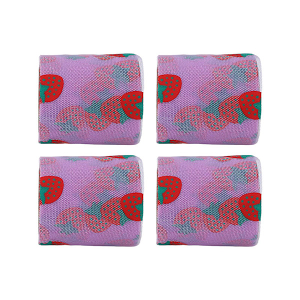 6cm fuchsia glitter tyllirullat - 4 kpl DIY-askarteluun ja koristeluun, Symphony polyester tyllikangas, kulutusta kestävä