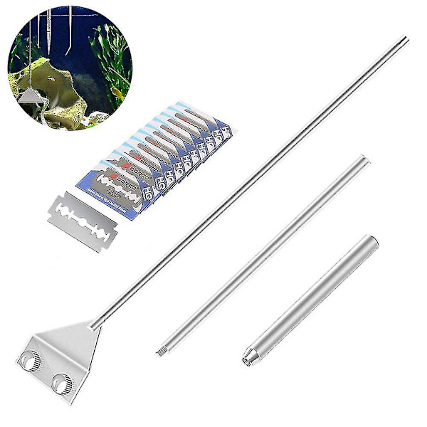 Aluminium Magnesium Legering Akvarie Skraber Rengøringsbørste