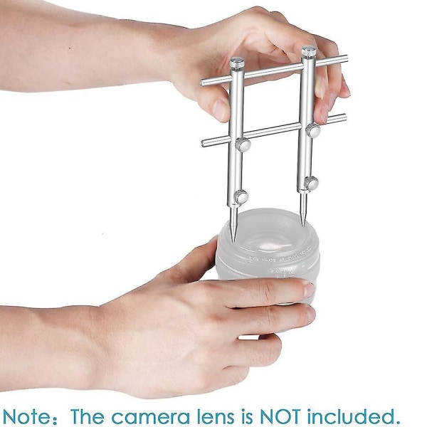 Kameralinseåbning reparationsværktøjssæt 10-100 mm linsereparationssæt med 3 spidser 6 skruer 2 sekskantet skrue