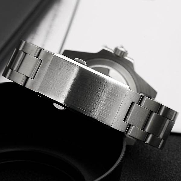 Se spennefold sikkerhetsfrest spenne erstatning rustfritt stål armbånd spenne, 20mm
