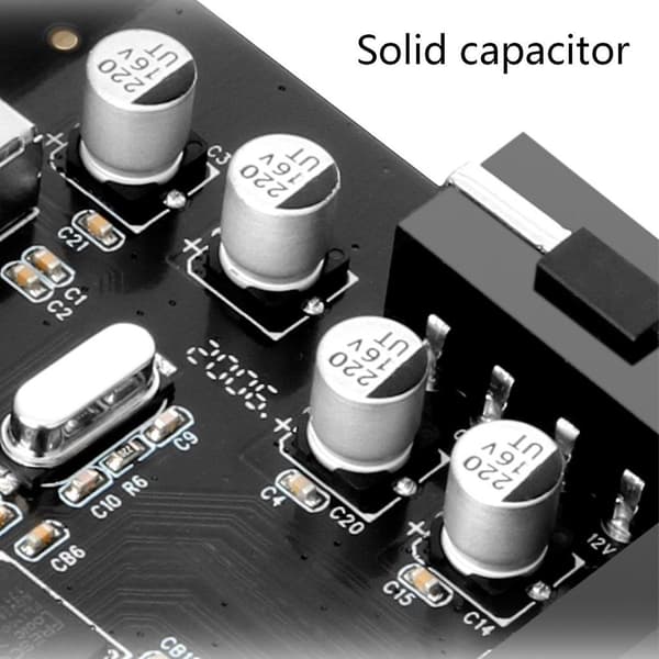 Pci-e til 2-ports USB 3.0-adapter Pci-e-udvidelseskort med 19-bens strømstik
