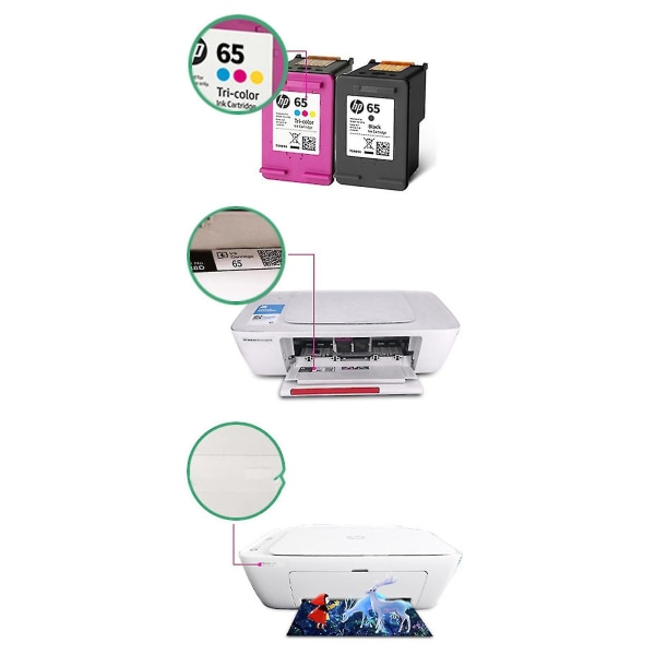 Remanufactured Ink Cartridges For Hp 65xl 65 Xl Black Tri Color Ink Cartridges One Of The Best