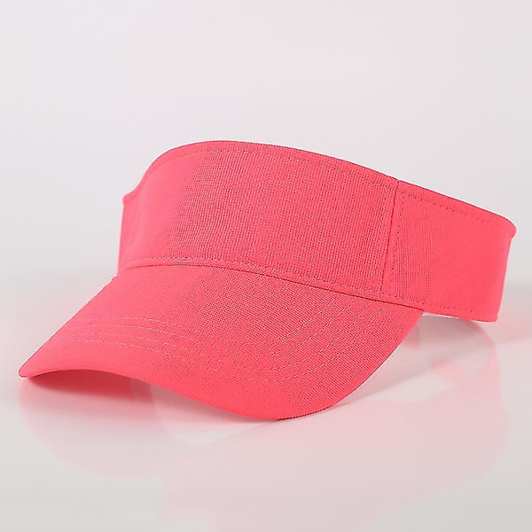 Justerbare tomme solskjermer for kvinner menn neon gul sport tennis golf solskjerm caps støvete rosa hvit svart white