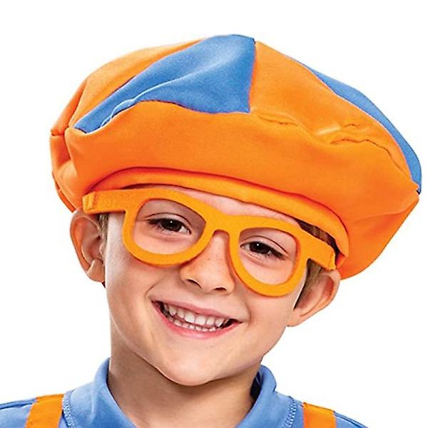 Oranssinsininen Lasten Baretti Blippiing Hatut Tytölle Poika Pipo Cosplay Hattu