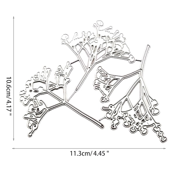 Torkade blommor metallskärningsformar stencil DIY scrapbooking album papper kortform