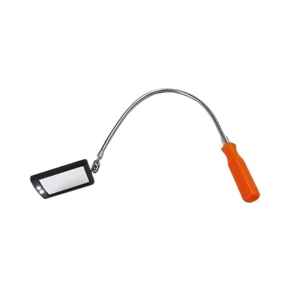 Hose Inspection Mirror With Double Lights Customizable Led Double Light Inspection Mirror