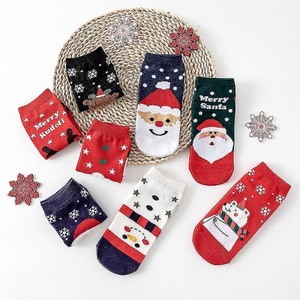 12 Par Jule-Strømper For Kvinner - Adventskalender 2023 - For Kvinner Og Voksne - Julekalender Med 12 Overraskelser
