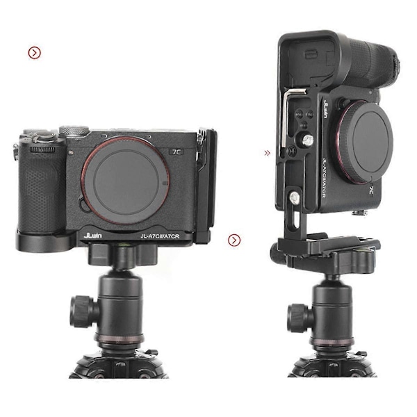 Vertikal Snabbkopplingsplatta L-platta A7C2 A7CII A7CR Kompatibel Stabilisator Stativ Enkelt Basplatta