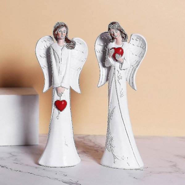 Hjem Moderne Resin Engel Statue Karakter Hjem Indretning Nordisk- C