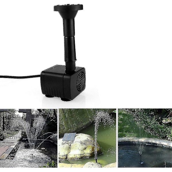 Solcelledrevet dam pumpe springvand pumpe solcelledrevet pumpe have springvand vandfunktion