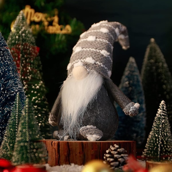 3 stykker jule-Halloween Hængende Nisser Ornament Sæt Håndlavet Svensk Gnome Plys Skandinavisk