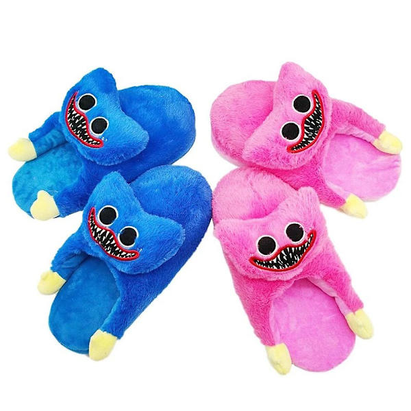 Lasten Pojat Tytöt Poppy Playtime Pehmeät Pehmolelut Talvi Lämpimät Slip On Kengät blue