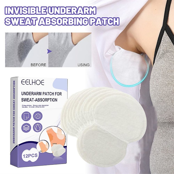 24x Svettskydd Antiperspirant Underarm Armpit Guard Sheet Shield Fresh Engångs