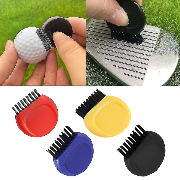 Golfklubbborste Klubborste med nylon Golfträningshjälpmedel (8st, flerfärgad)
