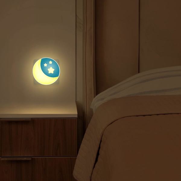 Baby Night Light power 2 set , keittiön eteisen portaiden loft-seinävalo, 0,6 W [energialuokka A++]