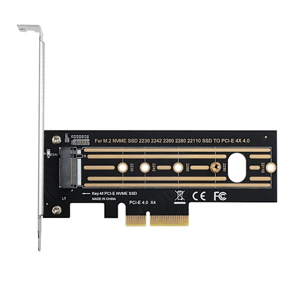 1 st Nvme Pcie M.2 Ssd till Pci-e X4 Adapterkort Pci-e M.2 Riser för 2230-22110