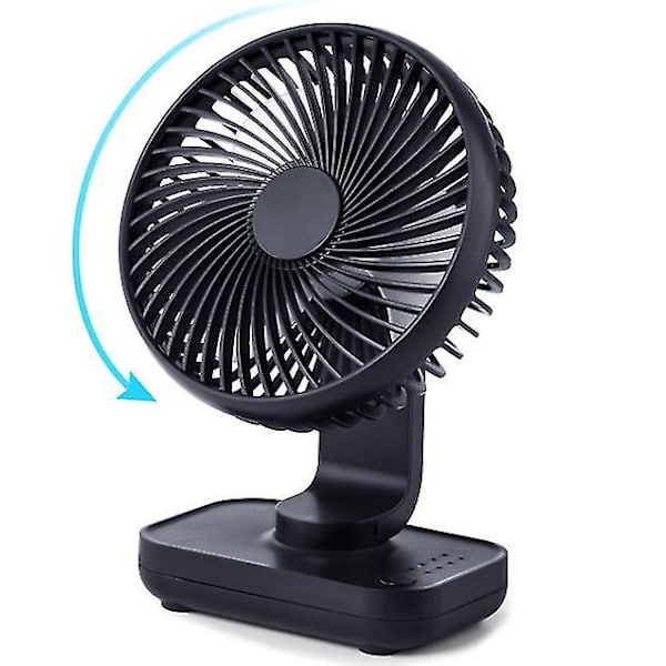 Mini Liten Stille USB-Lader Fan Student Kontor Hjem 4000 Mah Kreativ Ins