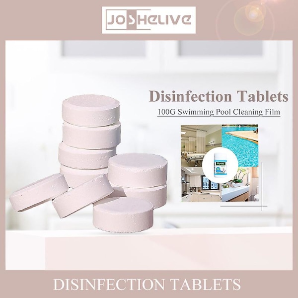 100g Tabletit Allaspuhdistustabletit Kelluva Kloori Kylpytynnyrin Kemikaaliannostelija