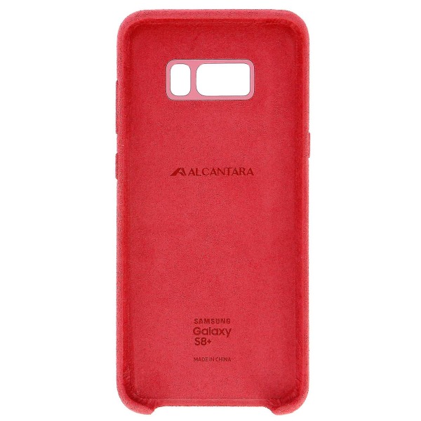 Black Friday Virallinen Samsung Alcantara cover, kovakuori yhteensopiva Samsung Galaxy S8 Plus - vaaleanpunainen