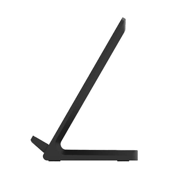 10W Qi Hurtig Trådløs Oplader Strømcelle Telefonholder Stativ Sort