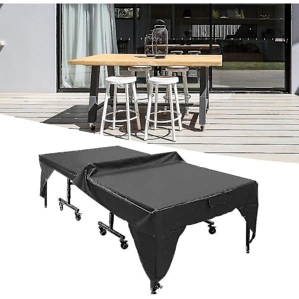 Ny Vandtæt Bordtennisbord Dæksel Til Udendørs Brug - Holdbar Og Støvbestandig Tennisbord Beskyttelsesdæksel Til Havegård Eller Terrasse - Størrelse: 280x153x73c