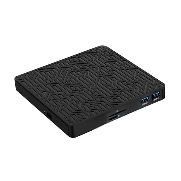 Ekstern Dvd Vcd-drev Til Burner Dual Usb3.0 Sd Tf Hub C D-læser Skriver Til Pc