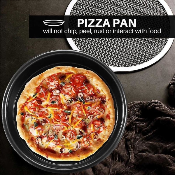 6-tommer (ca. 16,2 Cm) ​​Pizzapande Professionel Premium Deep Dish Non-stick bradepande Non-St.